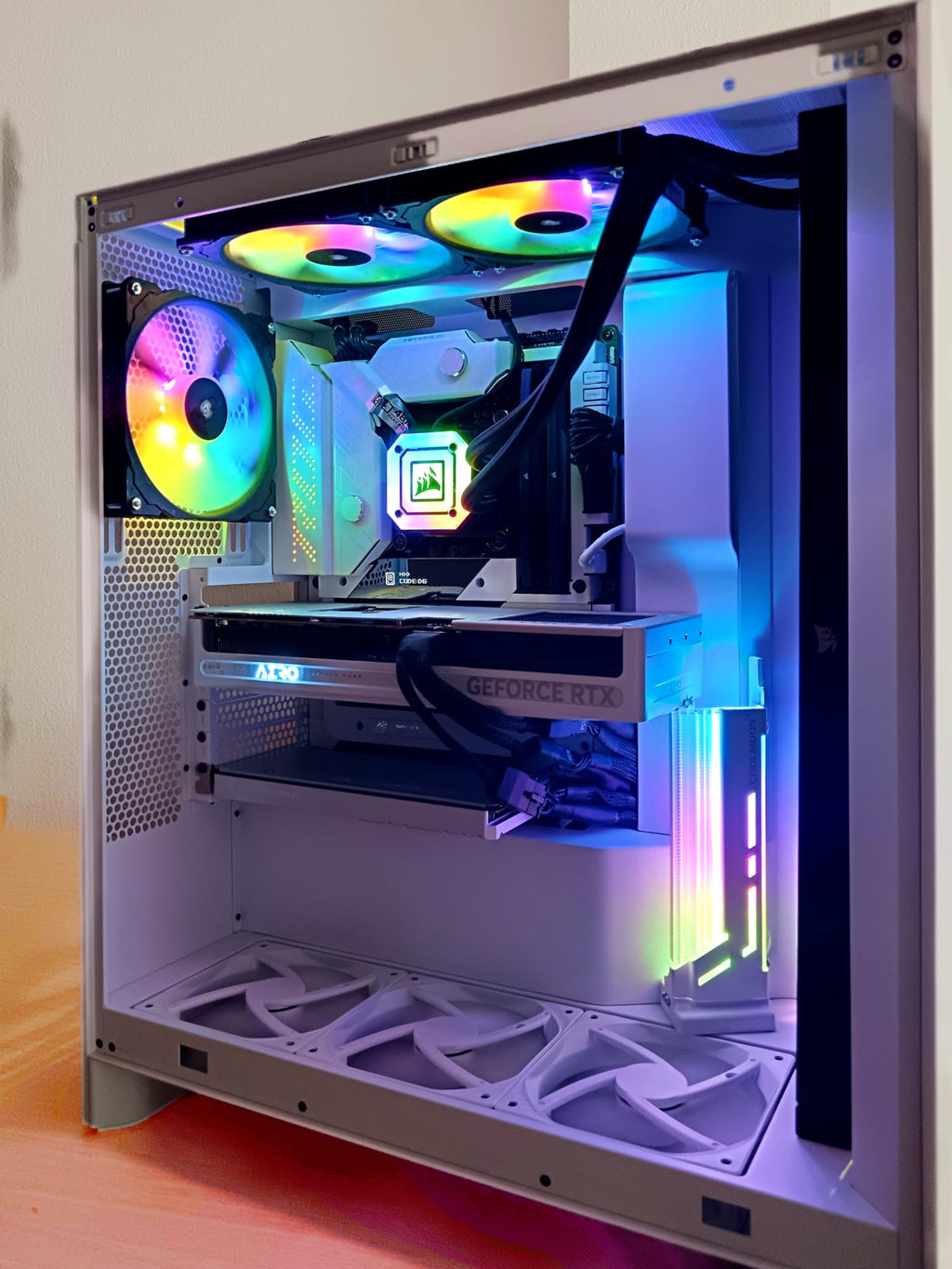 PC Custom NZXT White TOP | Intel Core I9 14900KS, RTX 5080 16GB, 48GB DDR5, 2TB NVMe
