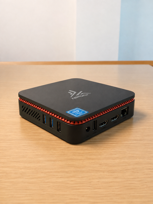 Mini PC NiPoGi AK1 PRO – Intel N5105, 12GB RAM, 256GB NVMe SSD, 4K 60Hz