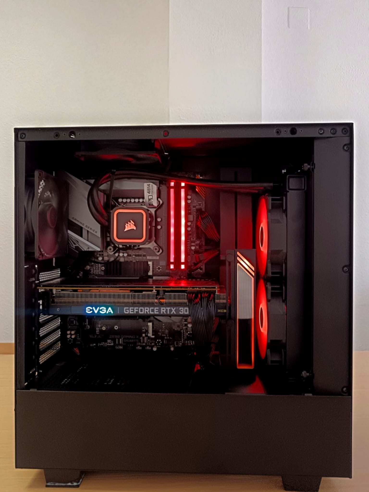 PC Custom NZXT Black Gaming | Intel Core i9 11900K, RTX 3070 Ti OC 8GB, 32GB DDR4, 512GB NVMe