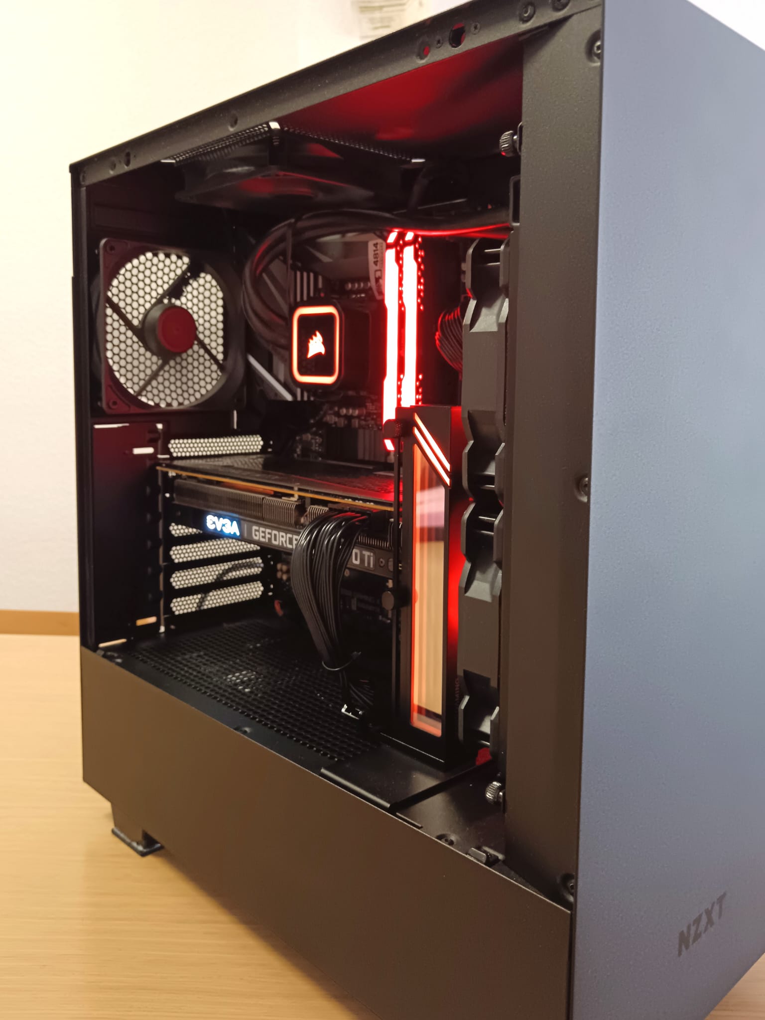 PC Custom NZXT Black Gaming | Intel Core i9 11900K, RTX 3070 Ti OC 8GB, 32GB DDR4, 512GB NVMe
